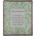 Manual Woodworkers & Weavers Manual Woodworkers & Weavers ATGWHH 50 x 60 in. Grandmother Holds Our Hands Blanket ATGWHH